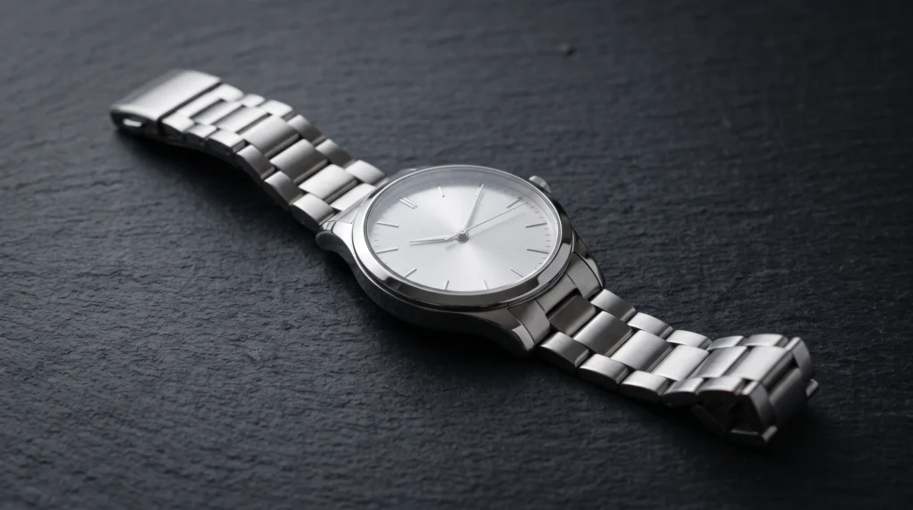 watch with silver